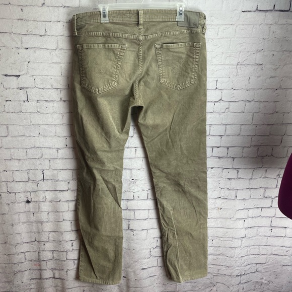 Adriano Goldschmied AG the Matchbox slim straight tan corduroy pants size 36 - Picture 2 of 8